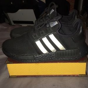 Adidas nmd triple black, size 10